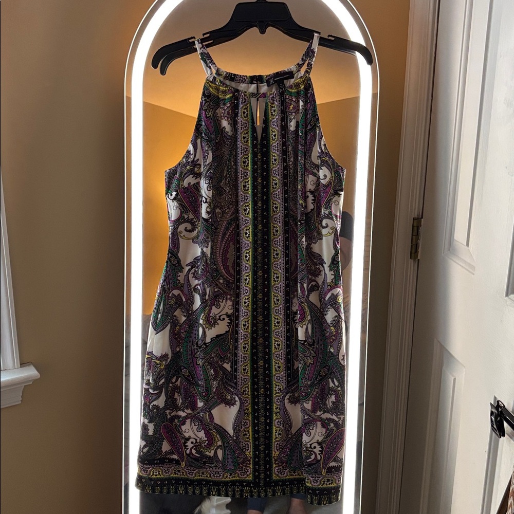 INC International Concepts Multicolor Paisley Dress